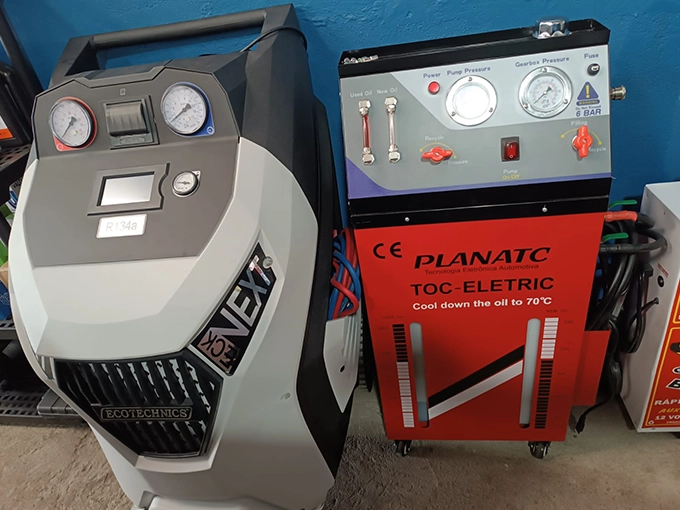 maquina de gas e recicladora